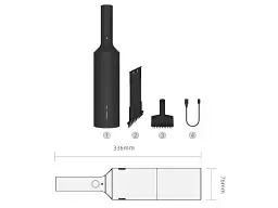 Ручний автомобільний пилосос Xiaomi Shunzao Z1 Pro Black - мініатюра 3