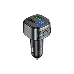 FM модулятор HOCO E67, Black, Box - мініатюра 2