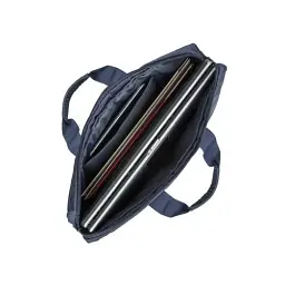Сумка для ноутбука 15.6" RivaCase Komodo, Dark Blue, поліестер, 400x285x45 мм (8035) - мініатюра 4