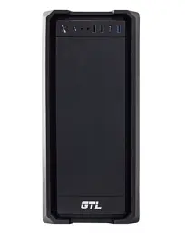 Корпус GTL 3804N1-U3C Black, БЖ 500W, Midi Tower, ATX / MicroATX / Mini ITX, 2xUSB 2.0, 1xUSB 3.0, 1xUSB 3.0 Type-C, CPU - 155мм/VGA - 330мм, 375x195x413 мм, 0.4 мм, 2.6 кг - мініатюра 2