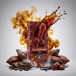 Льодяник HOT у формі пенісу зі смаком рому без цукру - мініатюра 2