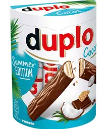 Батончики Ferrero Duplo Cocos 10 шт, 182 г