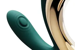 Вібратор Zalo Talis G-Spot PulseWave 14.4 см зелений - мініатюра 4