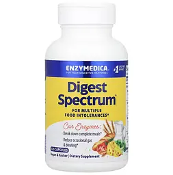 Ферменти від харчової нестерпності Enzymedica Digest Spectrum 120 капс