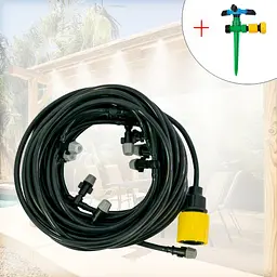 Система туманоутворення 10м та зрошувач обертовий для саду Patio Mistcooling Lit BD-10FT - мініатюра 2