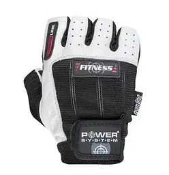 Рукавички для фітнесу Power System PS-2300, Black/White - M - мініатюра 2