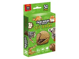 Гра настільна Енциклопедія на картках Світ тварин Vladi Toys VT6002-01 Різнокольоровий shop (4820234768219) - мініатюра 3
