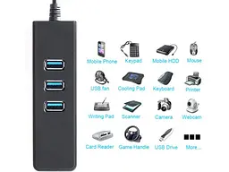 Мультипортовий адаптер Dynamode USB-C 3.1 RJ-45 + 3-Port (USB3.1-TYPEC-RJ45-HUB3) - мініатюра 6