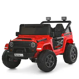 Дитячий електромобіль джип 24V7Ah 4x45W EVA шкіра Bluetooth червоний (M 6287EBLR-3 24V)