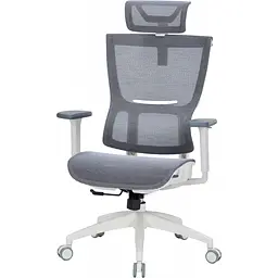 Офісне крісло OfficePro Elegant OC660-W-DG-DG White/Dark Gray [148665] - мініатюра 2