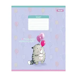 Зошит 1 вересня Meow Cat А5 12 аркушів лінія (768149), в асортименті - мініатюра 4