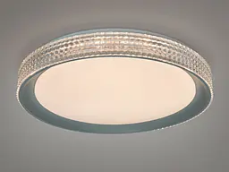 Люстра LED Diasha 46 Вт біла сіра 8 м² - мініатюра 2