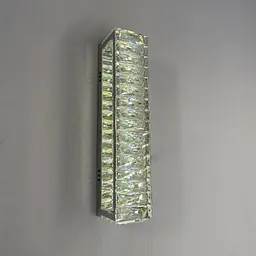 Бра лед Linisoln 570-400 CH метал, скло, 30Вт, 220V, 3400К/4100К/6000К, висота 40см, ширина 7.5см - мініатюра 3