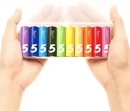 Батарейка ZMI Alkaline Battery ZI5 Rainbow AA 10 шт. - мініатюра 3
