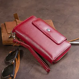Жіночий шкіряний гаманець ST Leather 19х9,5х2,5 см acs0015407 - мініатюра 9