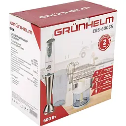 Блендер Grunhelm EBS-600SS 600 Вт (59440) - мініатюра 8