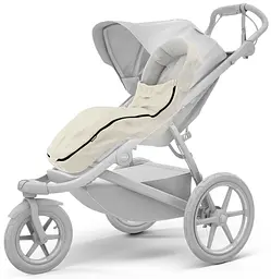 Теплий конверт-накидка Thule Stroller Footmuff Soft Beige (TH 11200327) - мініатюра 3