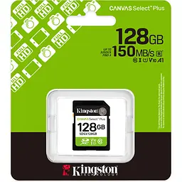 Карта пам'яті Kingston SDXC Canvas Select Plus 128GB Class 10 UHS-I V10 A1 (SDS3/128GB) [144830] - мініатюра 3