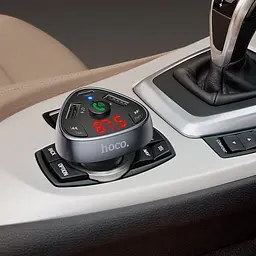 Автомобільний FM-модулятор Hoco E51 + Bluetooth (2USB+PD) - мініатюра 6