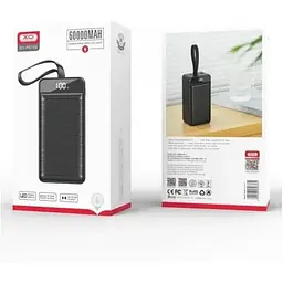 Повербанк XO Powerbank PR159 60000 mAh PD20W + QC 3.0 22.5W Black 00000017287/-mia - мініатюра 2
