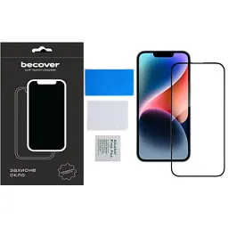 Скло захисне BeCover Apple iPhone 15 Pro Max Black (710594) - мініатюра 4