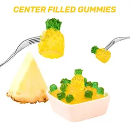 Желейні цукерки Amos 4D Fruit Gummy Pineapple Burst 170г - мініатюра 6