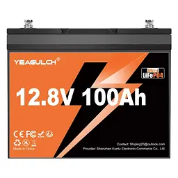 Батарея LiFePo4 YEAGULCH 12.8V - 100Ah (YEAGULCH-12,8V/100Ah) - мініатюра 1