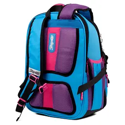 Рюкзак шкільний напівкаркасний 1Вересня S-97 Pink and Blue - мініатюра 4
