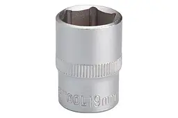 Головка торцева шестигранна Intertool 19 мм x 1/2" матова - мініатюра 2