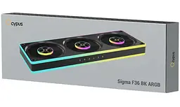 Вентилятор Ocypus SIGMA F36 ARGB Black (SIGMA-F36-BK3AM00X-GL) - мініатюра 6