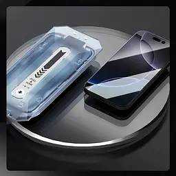 Захисне скло (CP+PRO) для Apple iPhone 16 Pro Max (6.9") (+ аплікатор) Чорний Nillkin teh0031199 - мініатюра 7