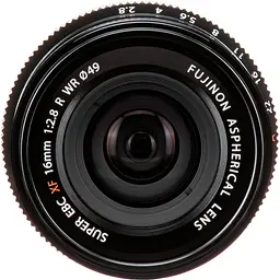 Об'єктив Fujifilm XF 16mm f/2.8 R WR Black (16611667) [137388] - мініатюра 3