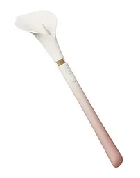 Розкішний вібромасажер Zalo - Calla Blossom Pink, двосторонній, 2 мотори - мініатюра 5