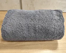 Рушник турецький махровий однотонний Zeron 70х140 Gray щільність 500 г/м2