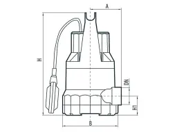 Занурювальний дренажний насос Насоси + Обладнання DSP-550P (4823121300677) - мініатюра 3