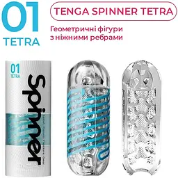 Мастурбатор Tenga Spinner 01 Tetra - мініатюра 4