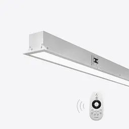 Вбудований керований лінійний світильник X-LED 100Вт сірий (2020х42х45)