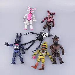 УЦЕНКА!! Іграшки аніматроніки, фнаф, 5 (5) ночей із Фредді/Funko Five Nights at Freddy, 6 шт. - мініатюра 2