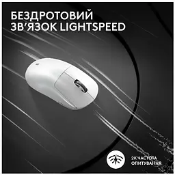 Миша Logitech G Pro X Superlight 2 Lightspeed White (910-006638) - мініатюра 3