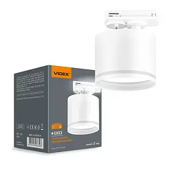 Світильник VIDEX під лампу GX53 трековий Білий (VL-SPF35C-W) VIDEX (28831-000)