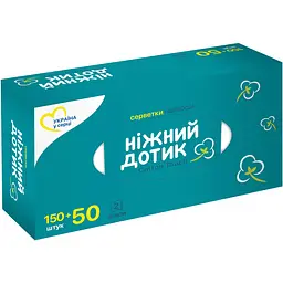 Серветки Нiжній Дотик, двошарові, 200 шт. - мініатюра 3