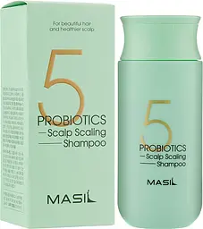Шампунь для глибокого очищення шкіри голови Masil 5 Probiotics Scalp Scaling Shampoo 500 мл - мініатюра 2
