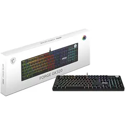 Клавіатура MSI Forge GK320 Black UA [154414]