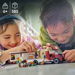 Конструктор LEGO City Пригодницький будинок на колесах для відпустки 385 деталей (60454) - мініатюра 10