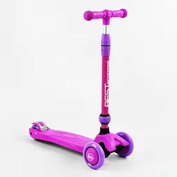 Самокат-велобіг 3 в 1 Best Scooter 32х14х61-75 см Фіолетовий 000231681 - мініатюра 5