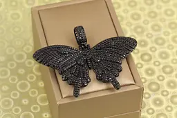 Кулон Xuping Jewelry великий метелик 3,5 см чорний