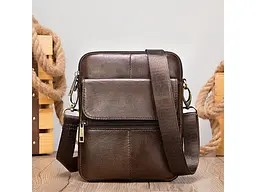 Чоловіча шкіряна сумка Vintage 19х15х2,5 см sum0012813 - мініатюра 5