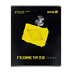 Зошит Kite предметний Techno 48 аркуші, клітинка, геометрія (K25-240-1)