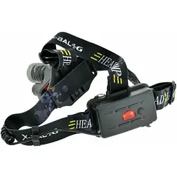 Ліхтар налобний X-Balog BL-T45 LED акумуляторний зум 4 режими роботи - мініатюра 2