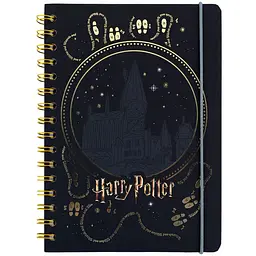 Блокнот Kite Harry Potter А5 80 аркушів HP клітка на спіралі (HP26-190)